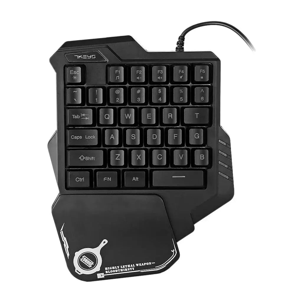 One Handed Rgb Mechanical Mini Gaming Keyboard
