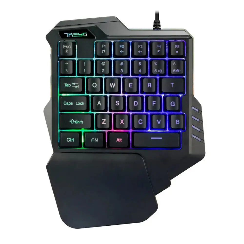 One Handed Rgb Mechanical Mini Gaming Keyboard