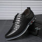 Men's British Two-tone Leather Dress Shoes
