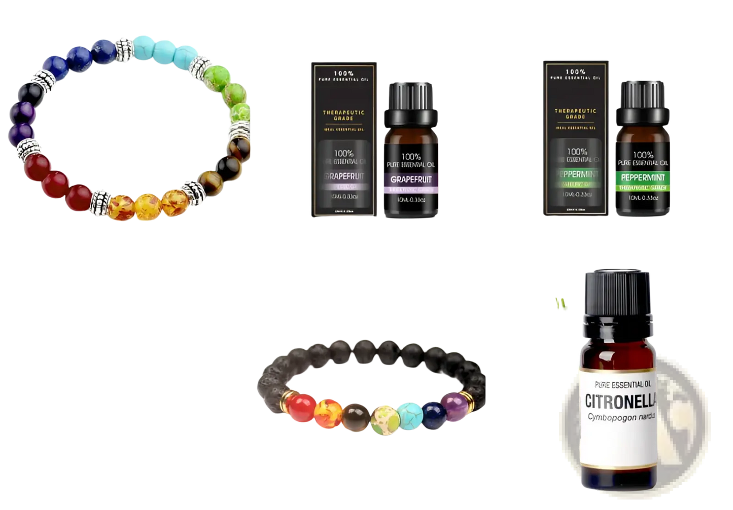 Organic Essential Oils Set 10ml Aromatherapy Gift Kit