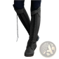 Over the Knee Leather Studded Riding Boots