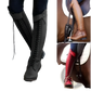 Over the Knee Leather Studded Riding Boots