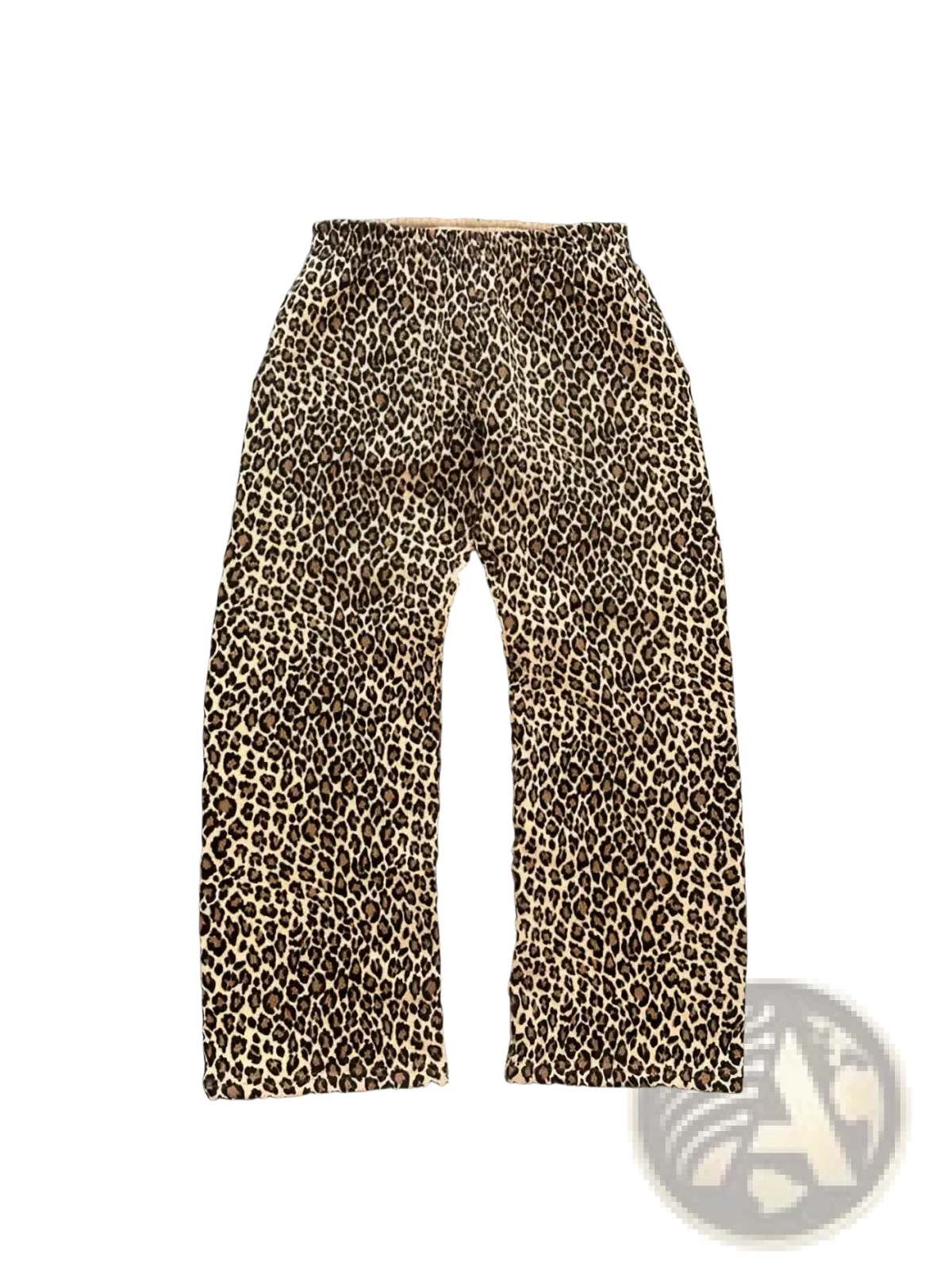 Oversized American Vintage Leopard Print Hoodie and Pants Set