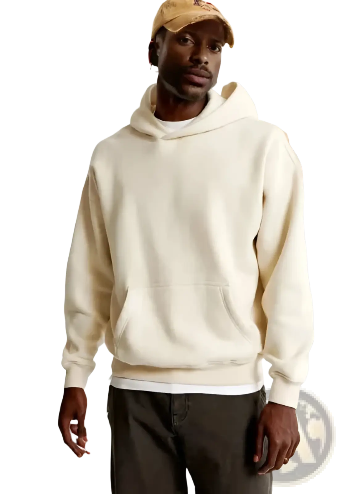 Oversized Leafy Camouflage Lantern Sleeve Hoodie