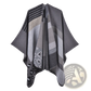 Oversized Plaid Woolen Cape Geometric Travel Shawl