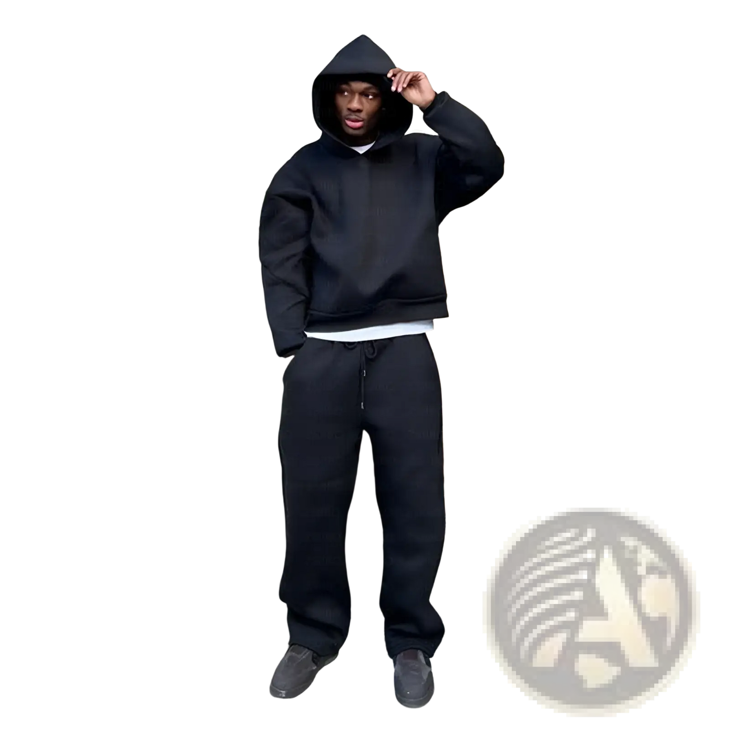 Oversized Unisex Streetwear Hoodie and Sweatpants Set