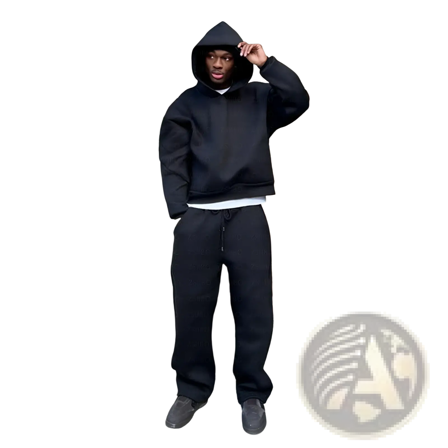 Oversized Unisex Streetwear Hoodie and Sweatpants Set