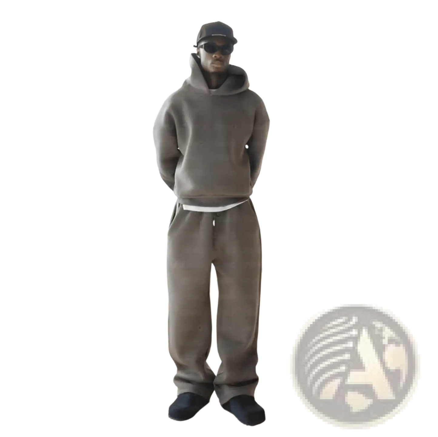 Oversized Unisex Streetwear Hoodie and Sweatpants Set
