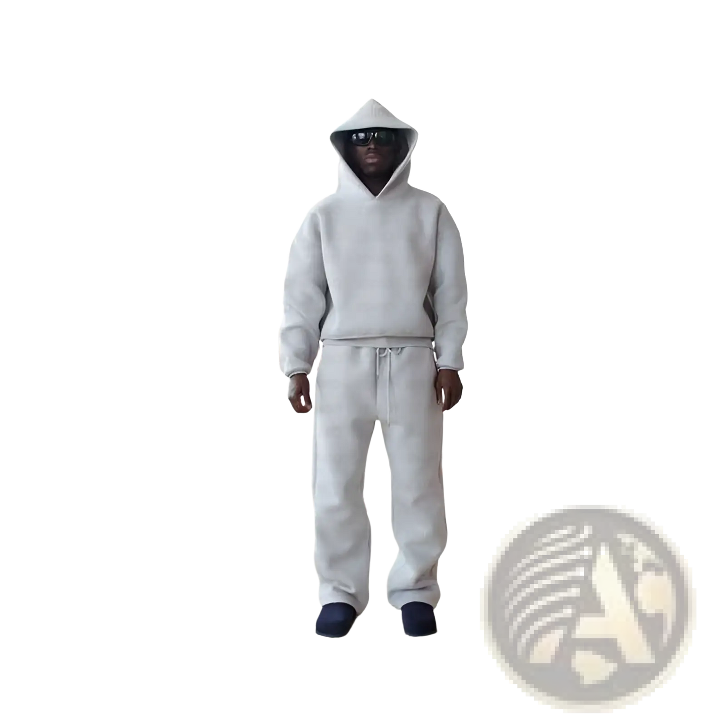 Oversized Unisex Streetwear Hoodie and Sweatpants Set