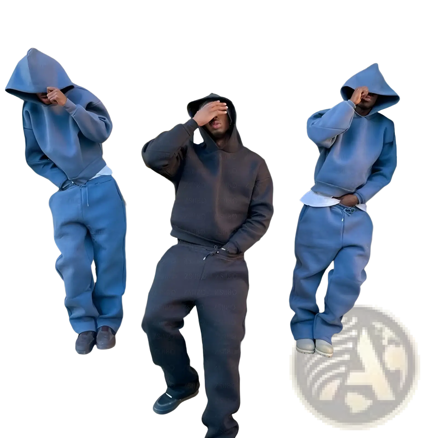 Oversized Unisex Streetwear Hoodie and Sweatpants Set