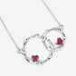 0.70 Carat Genuine Ruby .925 Sterling Silver Pendant