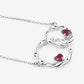 0.70 Carat Genuine Ruby .925 Sterling Silver Pendant