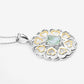 2.10 Carat Genuine Green Amethyst .925 Sterling Silver Pendant