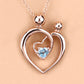 0.28 Carat Genuine Swiss Blue Topaz .925 Sterling Silver Pendant