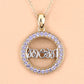 0.64 Carat Genuine Tanzanite .925 Sterling Silver Pendant