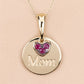 0.20 Carat Genuine Ruby .925 Sterling Silver Pendant