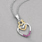 0.14 Carat Genuine Ruby .925 Sterling Silver Pendant