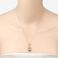 0.19 Carat Genuine Blue Sapphire .925 Sterling Silver Pendant