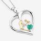 0.45 Carat Genuine Emerald .925 Sterling Silver Pendant