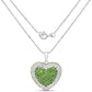 4.62 Carat Genuine Chrome Diopside .925 Sterling Silver Pendant