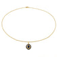 3.02 Carat Genuine Blue Sapphire .925 Sterling Silver Pendant
