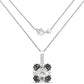 2.72 Carat Genuine Multi Stones .925 Sterling Silver Pendant