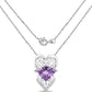 5.80 Carat Genuine Amethyst .925 Sterling Silver Pendant