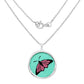 29.50 Carat Genuine Emerald .925 Sterling Silver Pendant