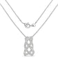 0.54 Carat Genuine White Diamond .925 Sterling Silver Pendant