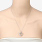 0.84 Carat Genuine Swiss Blue Topaz .925 Sterling Silver Pendant