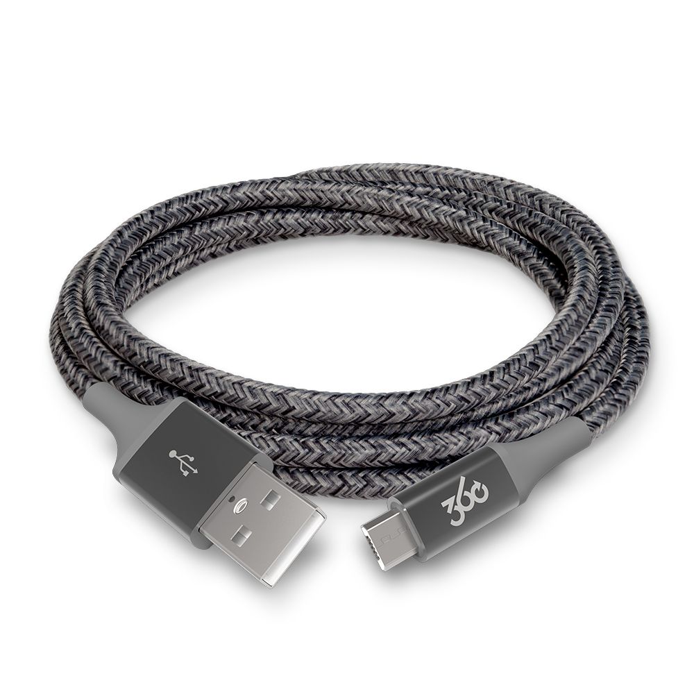 360 Electrical USB to Lightning Cable - Braided & Durable