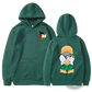 Peace Dove Palestinian Keffiyeh Graphic Streetwear Hoodie