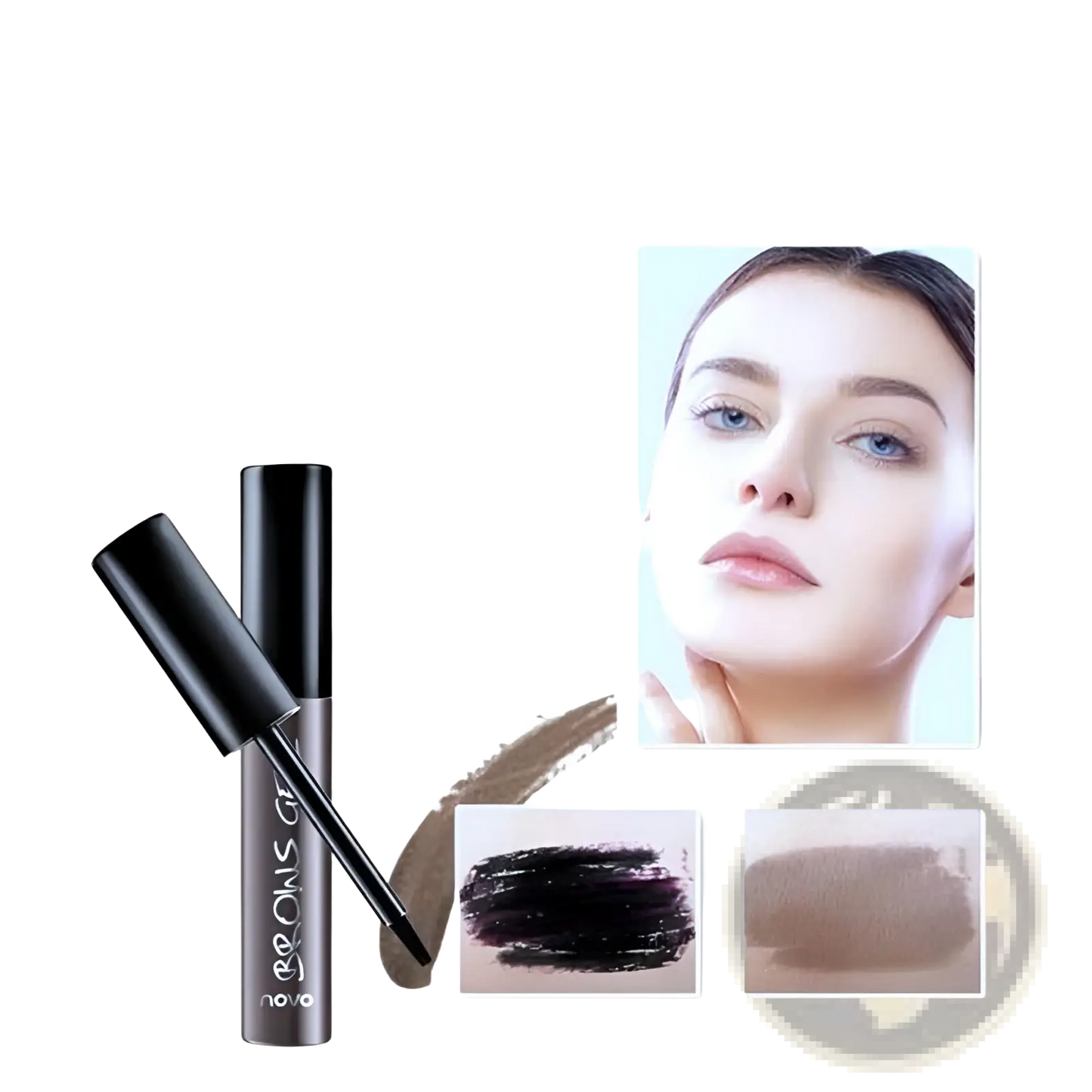 Peel off Eyebrow Tattoo Tint Waterproof Gel Kit