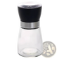 Pepper Grinder Set Stainless Steel Glass 4 Pack
