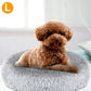 Plush Fleece Donut Pet Bed for Cats and Small Dogs