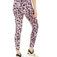 Calvin Klein Women's Leopard Print High-Waist Leggings Purple Size 2 Extra Large