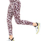 Calvin Klein Women's Leopard Print High-Waist Leggings Purple Size 2 Extra Large