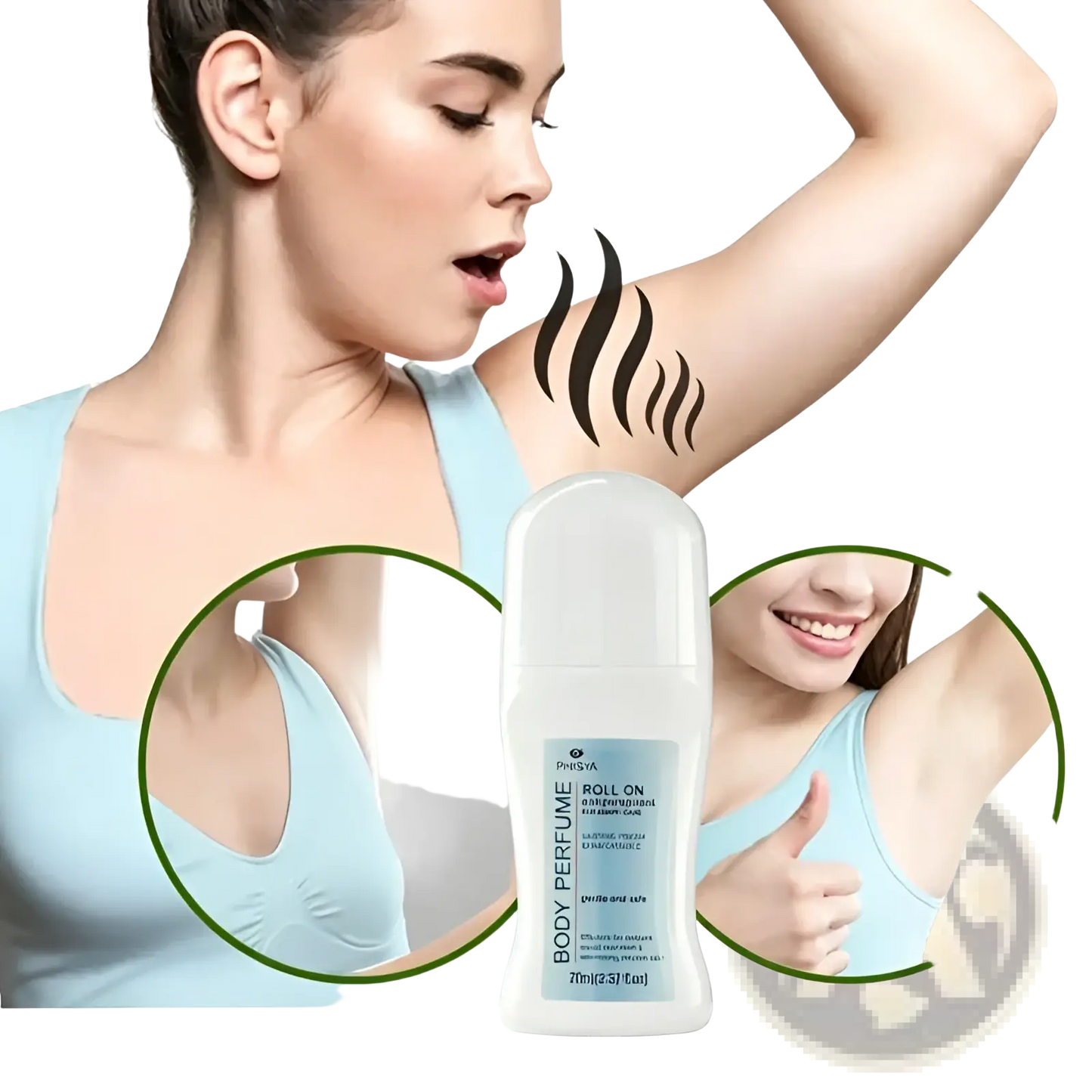 Phisya 150ml Herbal Antiperspirant Roll on Deodorant