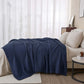 100% Cotton Waffle Weave Blanket - Mikala Collection