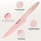 Pink Knife Set with Block 14 Piece Stainless Steel