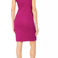 Pappagallo Women's Lace Trim Sheath Dress Dark Pink Size 4