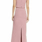 Adrianna Papell Women's Blouson Cowlneck Gown Pink Size 6