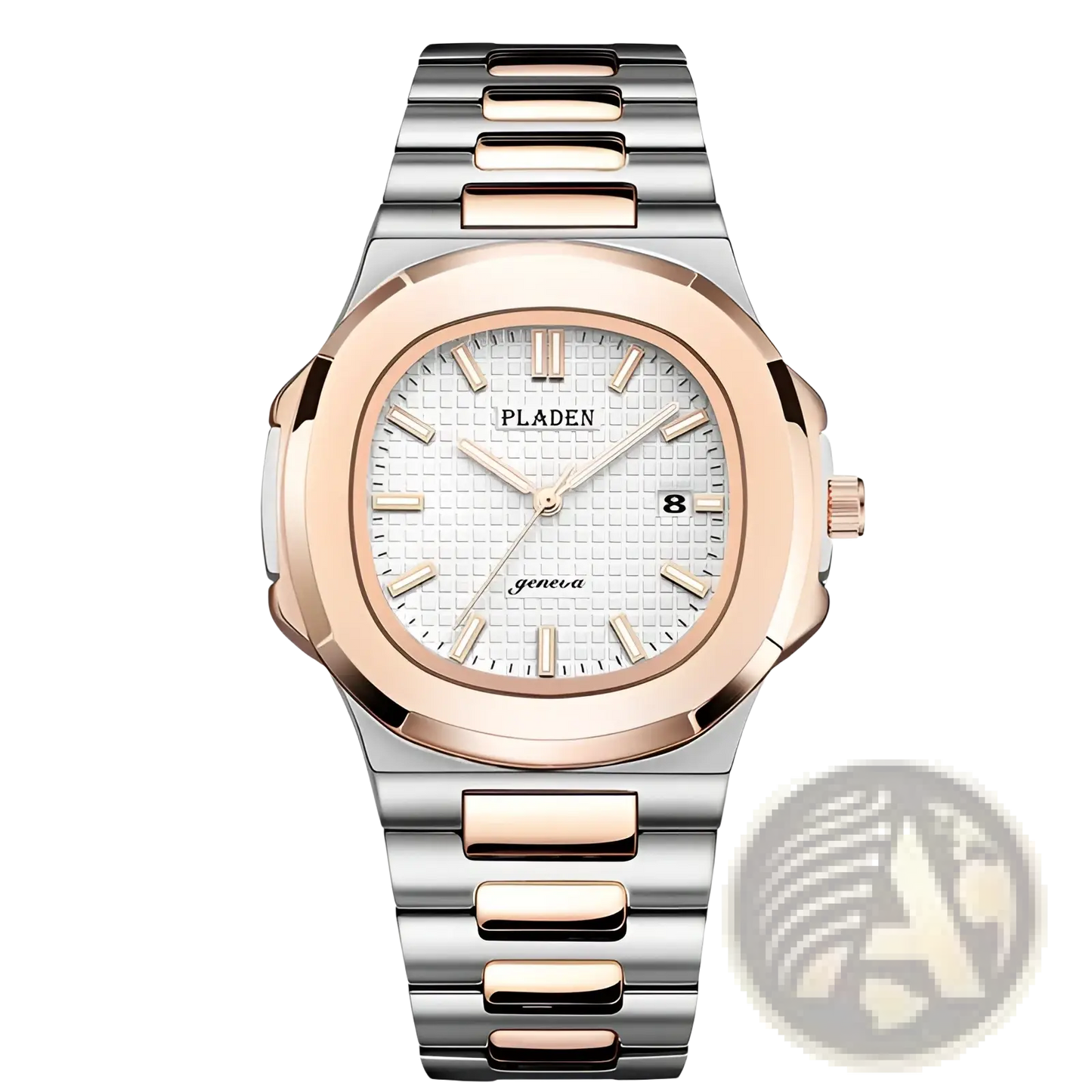 Pladen Men's Luxury Waterproof Quartz Watch with Date Display