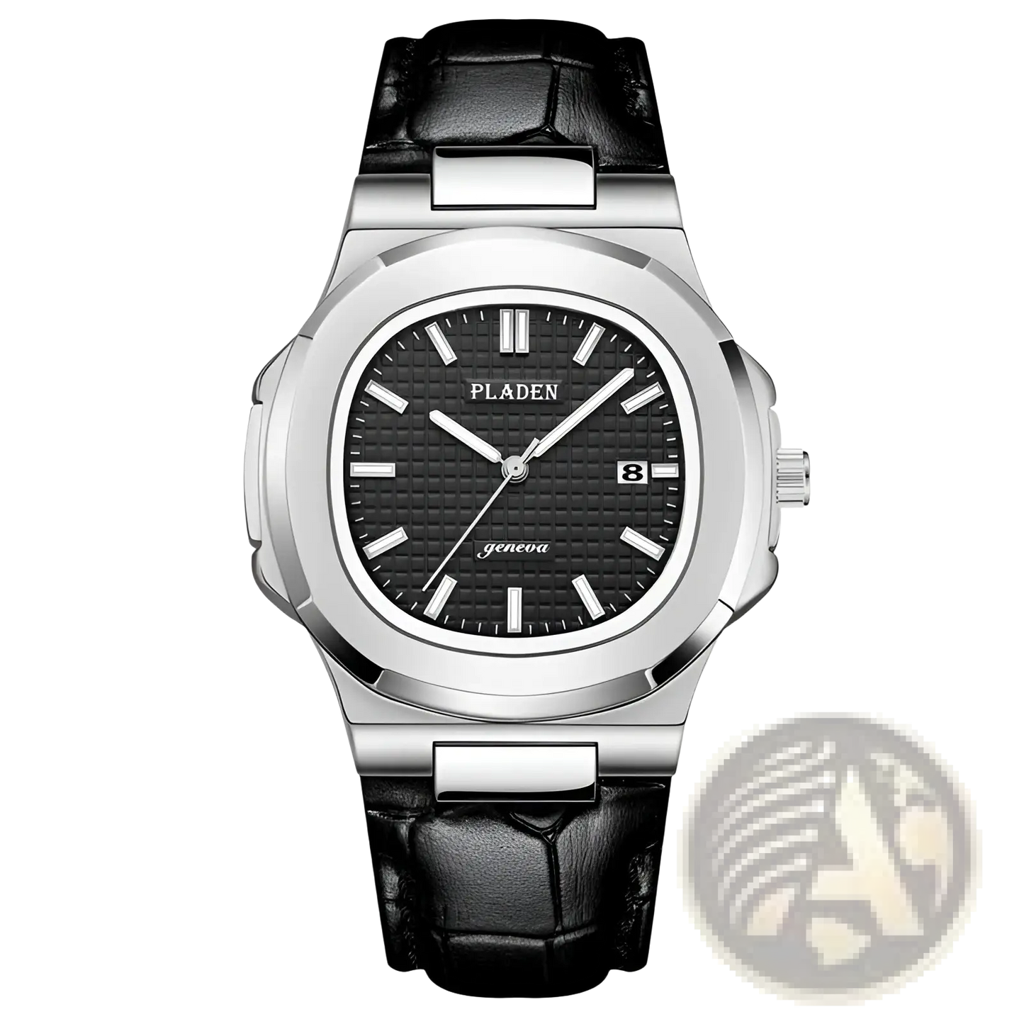 Pladen Men's Luxury Waterproof Quartz Watch with Date Display