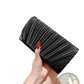 Pleated Satin Clutch Minimalist Women's Evening Bag