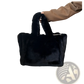 Plush Faux Fur Tote Bag with Chain Strap Shoulder Bag