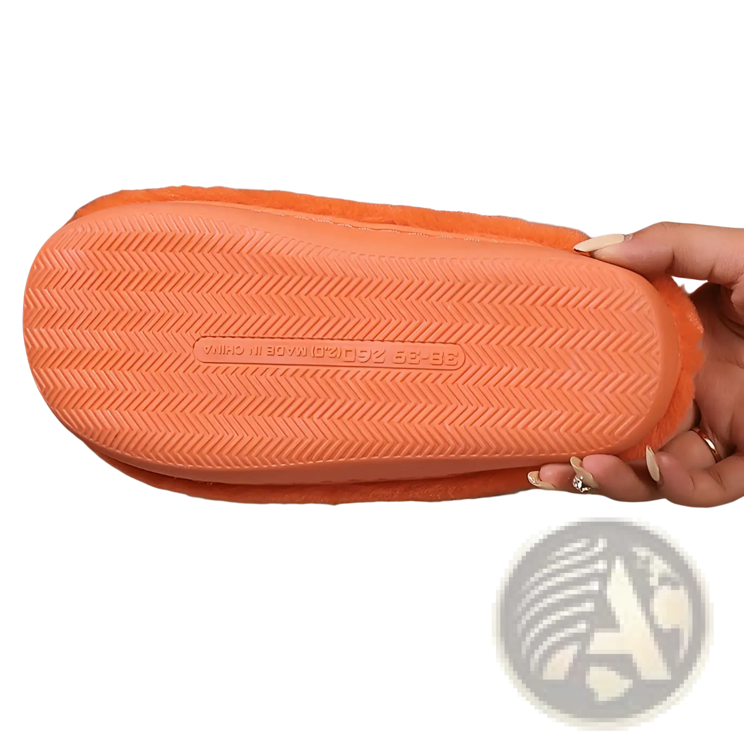 Plush Pumpkin Halloween Indoor Slippers