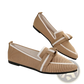Pointed Flat Pumps Bow Detail Casual Plus Size Shoes