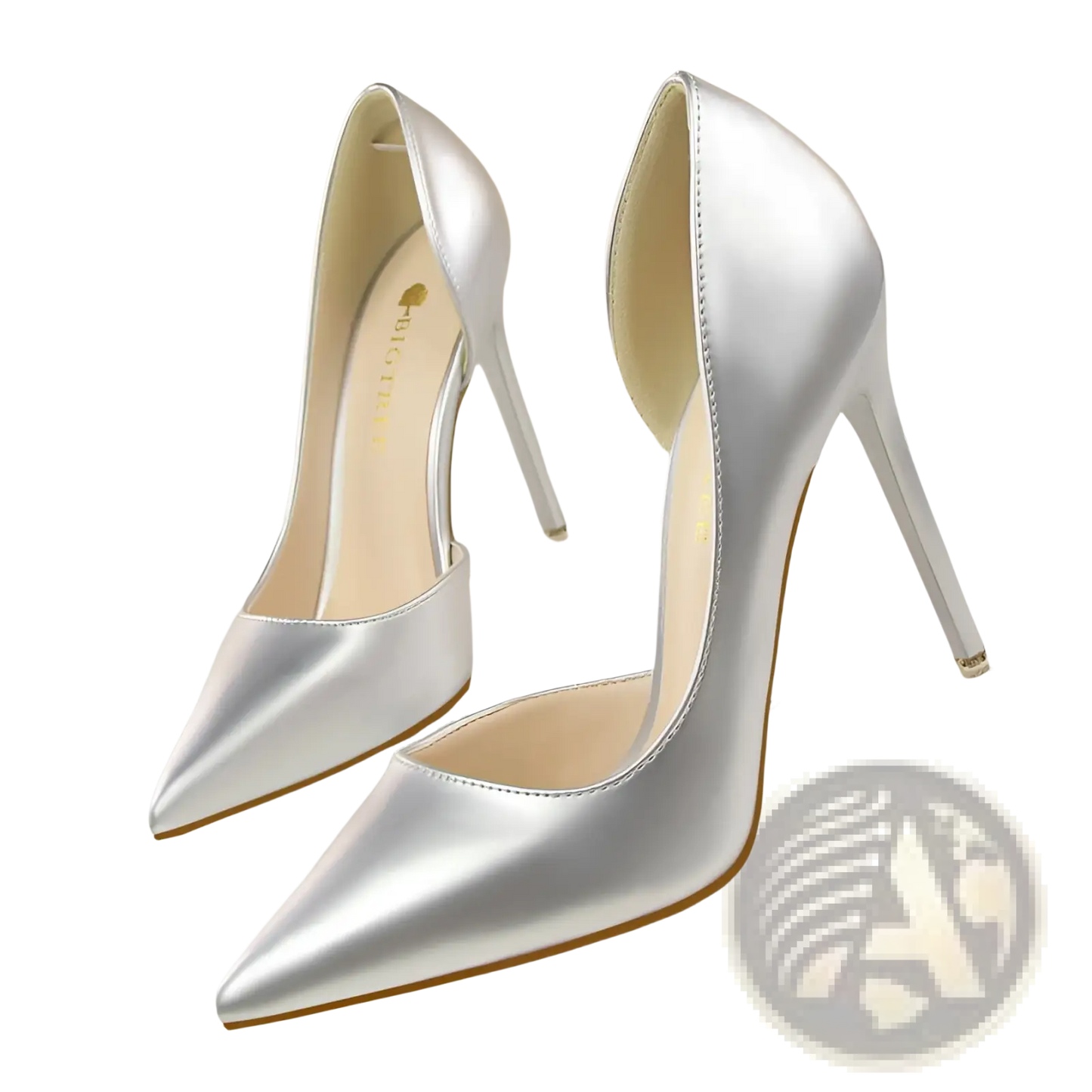 Pointed Toe Patent Leather Stiletto High Heels