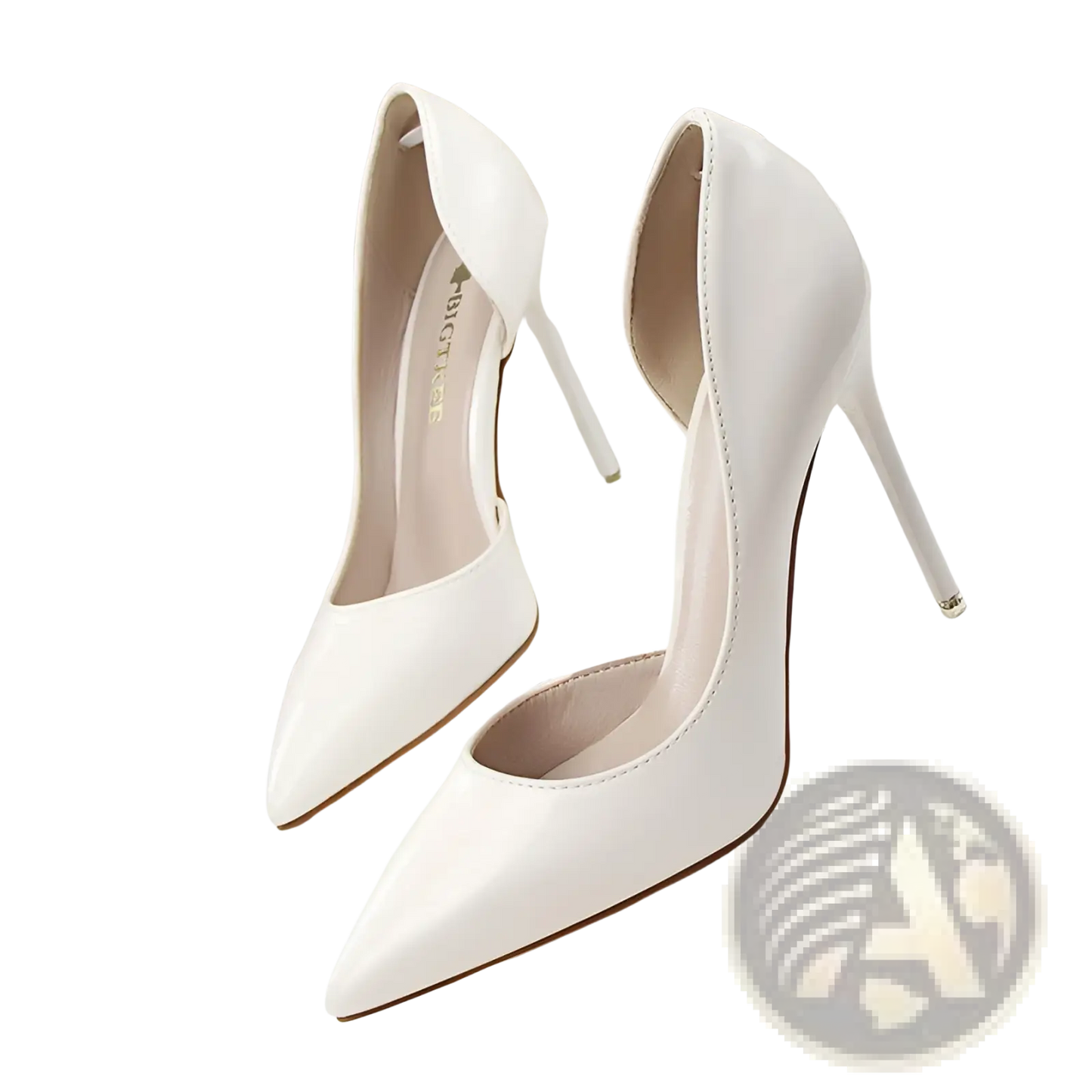 Pointed Toe Patent Leather Stiletto High Heels